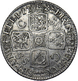 1723 SSC Shilling - George I British Silver Coin - Very Nice