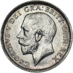 1917 Shilling - George V British Silver Coin - Very Nice