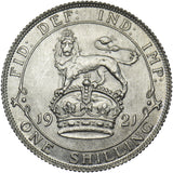 1921 Shilling - George V British Silver Coin - Superb