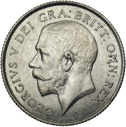 1922 Shilling - George V British Silver Coin - Very Nice