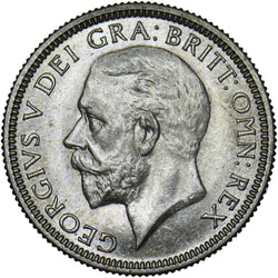1930 Shilling - George V British Silver Coin - Very Nice