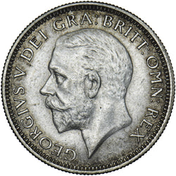 1935 Shilling - George V British Silver Coin - Very Nice