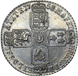 1758 Sixpence - George II British Silver Coin - Very Nice