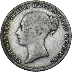 1866 Sixpence (Die no. 30) - Victoria British Silver Coin