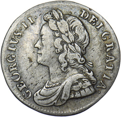 1729 Maundy Fourpence - George II British Silver Coin - Nice