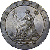 1797 Cartwheel Penny - George III British Copper Coin - Very Nice