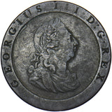 1797 Cartwheel Penny - George III British Copper Coin