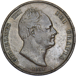 1831 Penny - William IV British Copper Coin - Nice