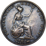 1841 Halfpenny - Victoria British Copper Coin - Nice