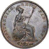 1855 Halfpenny - Victoria British Copper Coin - Superb