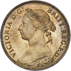 1893 Farthing - Victoria British Bronze Coin - Superb