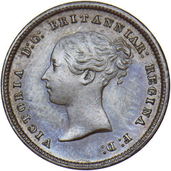 1847 Half Farthing - Victoria British Copper Coin - Very Nice