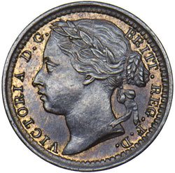 1866 Third Farthing - Victoria British Bronze Coin - Superb