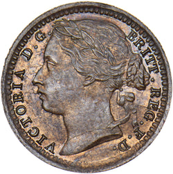 1881 Third Farthing - Victoria British Bronze Coin - Superb