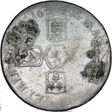 1696 Crown (Ex-Mount) - William III British Silver Coin