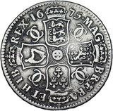 1675 Halfcrown - Charles II British Silver Coin