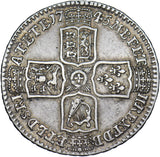 1745 Lima Halfcrown - George II British Silver Coin - Nice