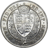 1900 Halfcrown - Victoria British Silver Coin - Superb