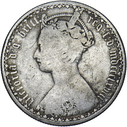 1868 Gothic Florin - Victoria British Silver Coin