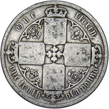 1869 Gothic Florin - Victoria British Silver Coin