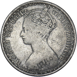1874 Gothic Florin - Victoria British Silver Coin