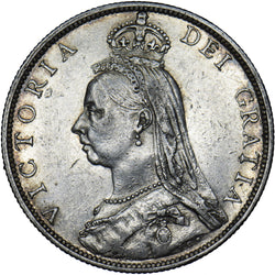 1889 Florin - Victoria British Silver Coin - Nice