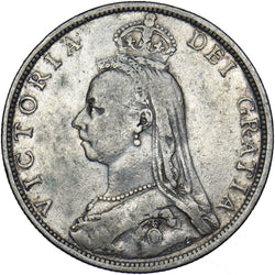 1892 Florin - Victoria British Silver Coin - Nice