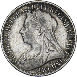 1899 Florin - Victoria British Silver Coin