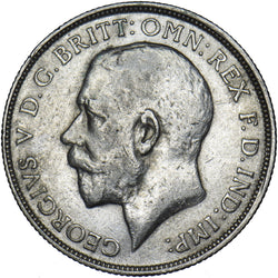 1913 Florin - George V British Silver Coin - Nice