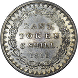 1811 3 Shillings Bank Token - George III British Silver Coin - Very Nice