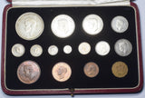 1937 Proof Set - George VI British Coins - Superb