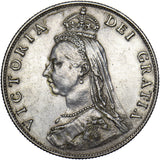 1887 Florin - Victoria British Silver Coin - Nice