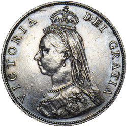 1887 Florin - Victoria British Silver Coin - Very Nice