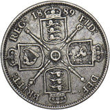 1889 Florin - Victoria British Silver Coin
