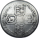 1711 Shilling - Anne British Silver Coin