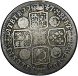 1747 Shilling - George II British Silver Coin