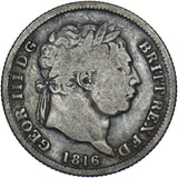 1816 Shilling - George III British Silver Coin
