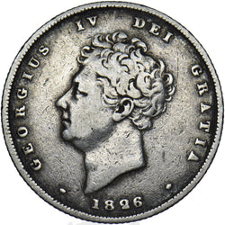 1826 Shilling - William IV British Silver Coin