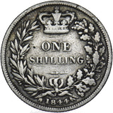 1844 Shilling - Victoria British Silver Coin