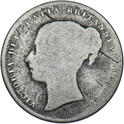 1854 Shilling - Victoria British Silver Coin