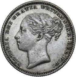 1883 Shilling - Victoria British Silver Coin - Nice