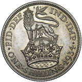 1934 Shilling - George V British Silver Coin - Very Nice