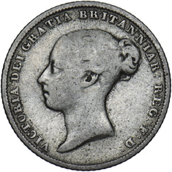 1851 Sixpence - Victoria British Silver Coin