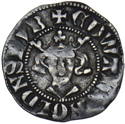 1307 - 27  Edward II Penny (Canterbury) - England Silver Hammered Coin - Nice