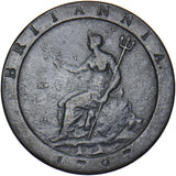 1797 Cartwheel Penny - George III British Copper Coin