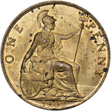 1903 Penny - Edward VII British Bronze Coin