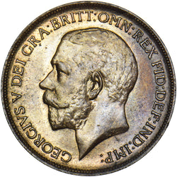 1911 Penny - George V British Bronze Coin - Superb