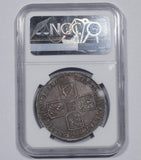 1746 Crown (NGC AU53) - George II British Silver Coin - Very Nice