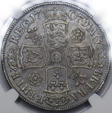 1707 Halfcrown (R&P NGC VF35) - Anne British Silver Coin - Nice