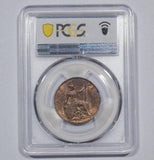 1902 Halfpenny (PCGS MS64 RB) - Edward VII British Bronze Coin - Superb